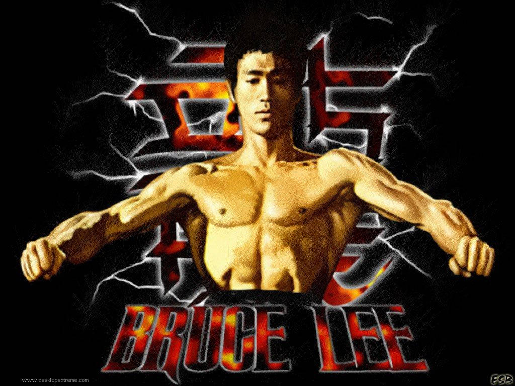 A Powerful Legend - Bruce Lee Wallpaper