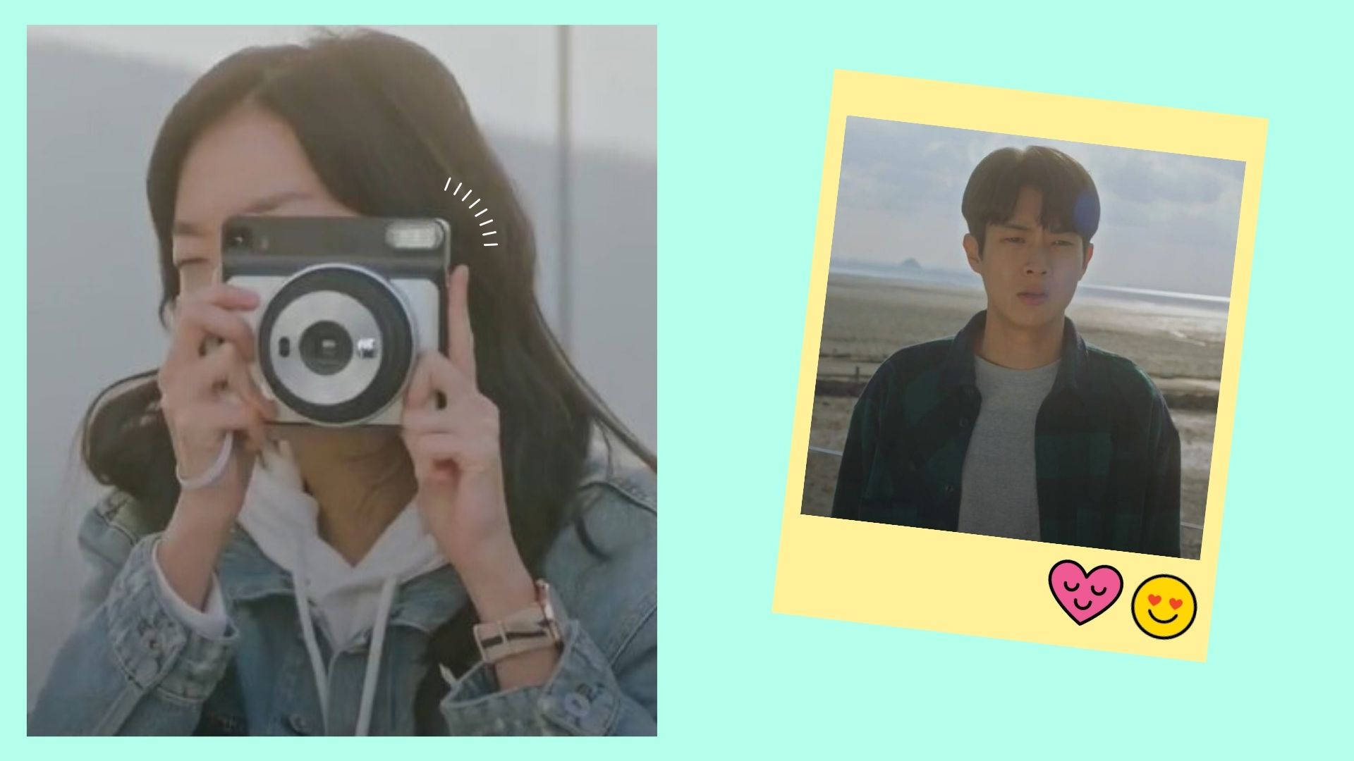 Polaroid Memories from "Our Beloved Summer" Wallpaper