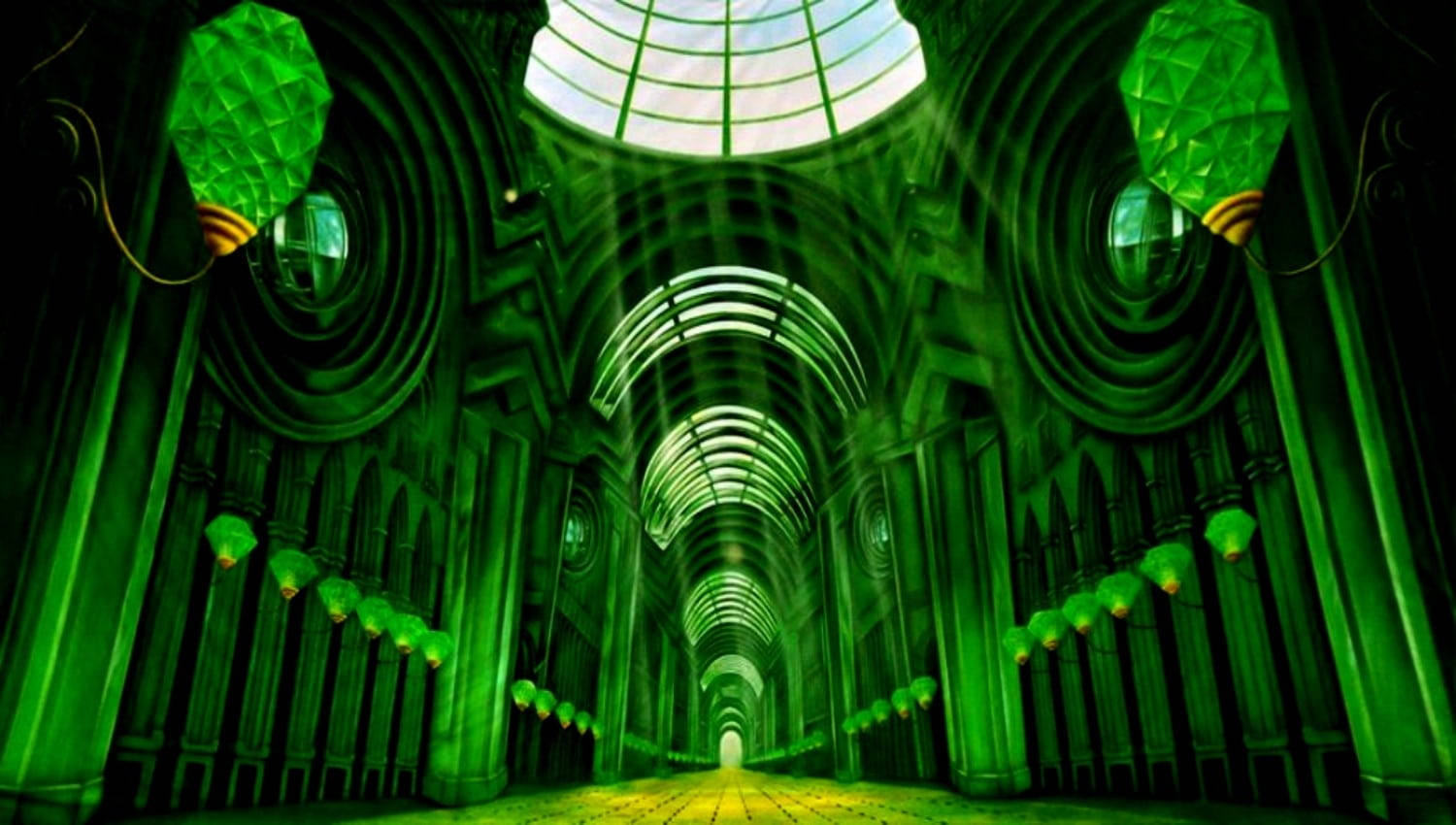 Oz The Great And Powerful Great Hall Wallpaper