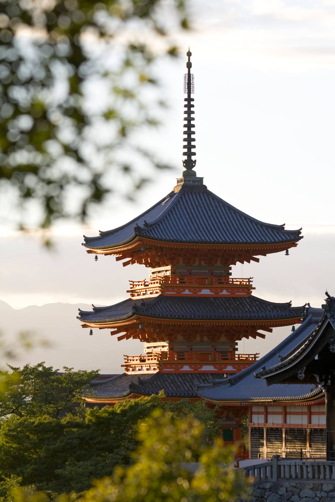 Pagoda Scenery In Japan For Iphone Screens Wallpaper