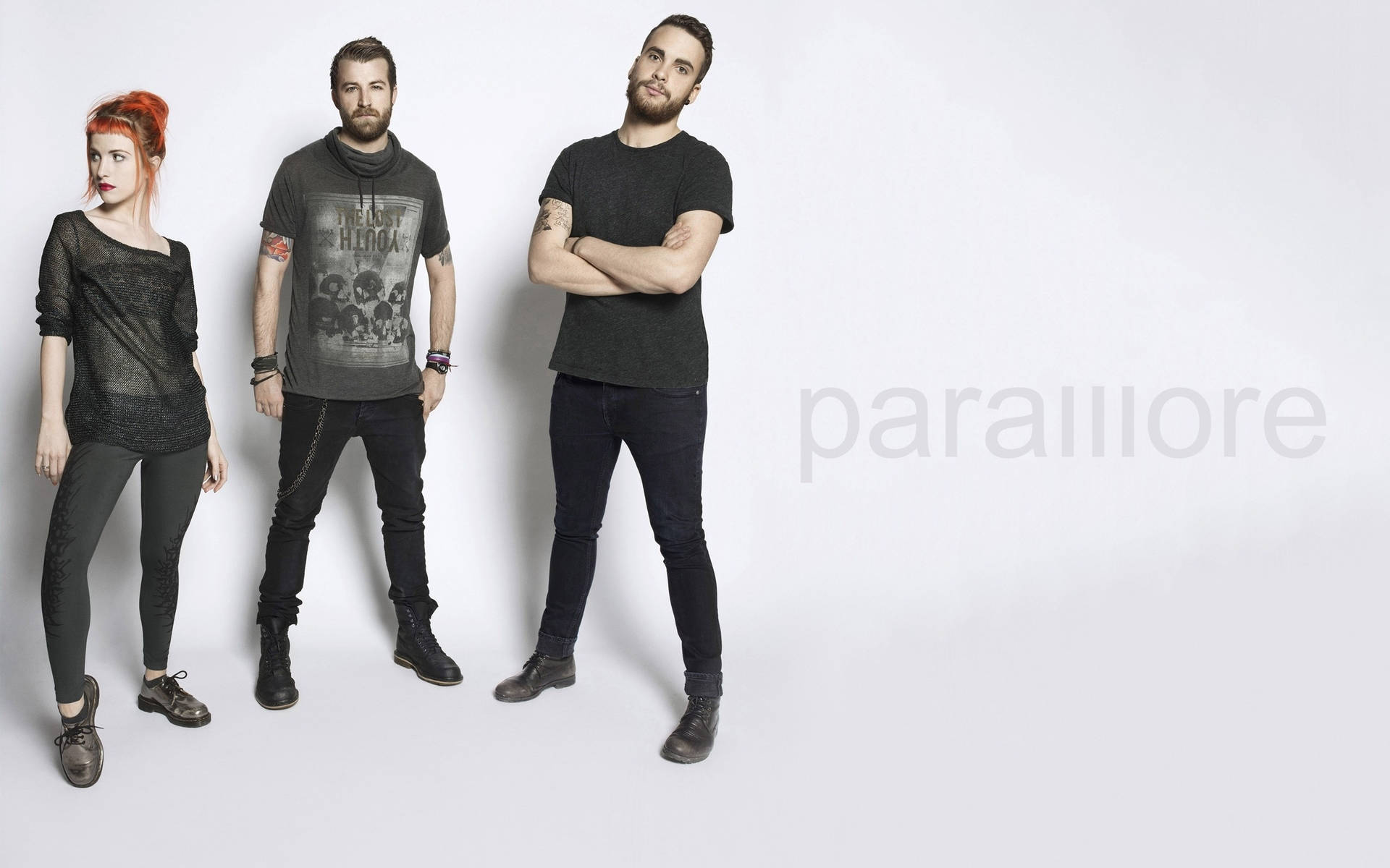 Paramore Trio Band Wallpaper