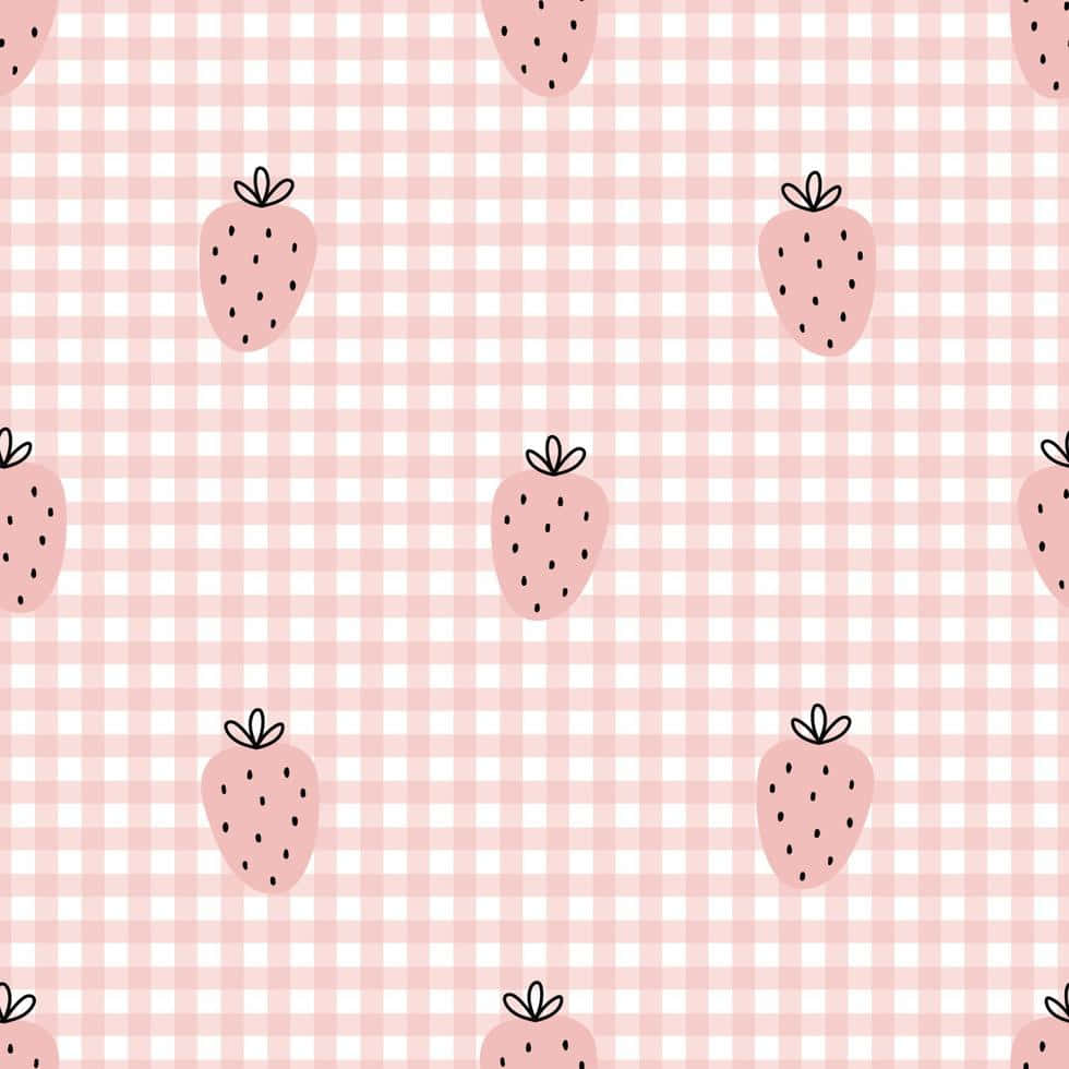 Pastel Strawberry Fruit Wallpaper