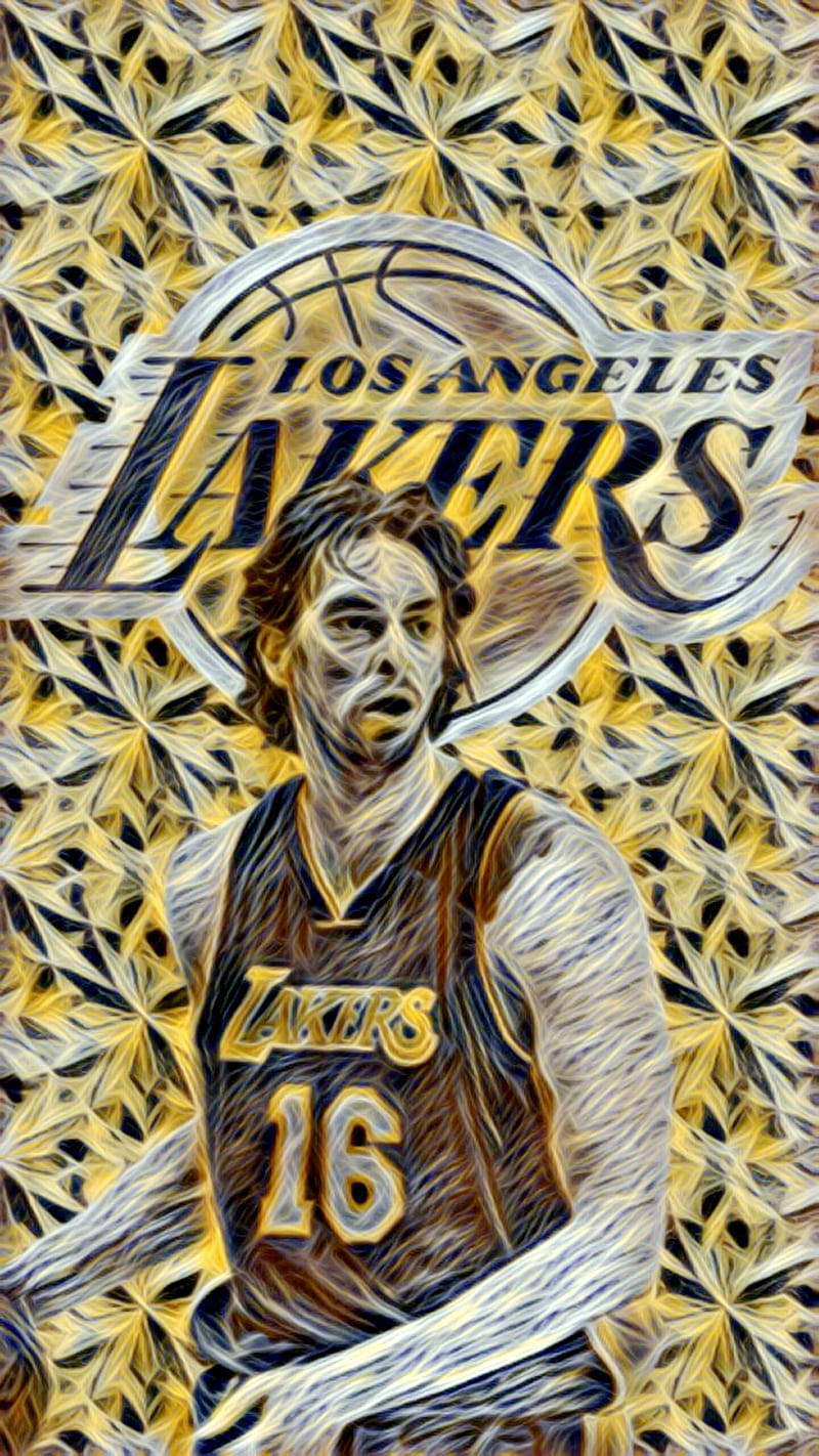 Pau Gasol Los Angeles Lakers Center Wallpaper