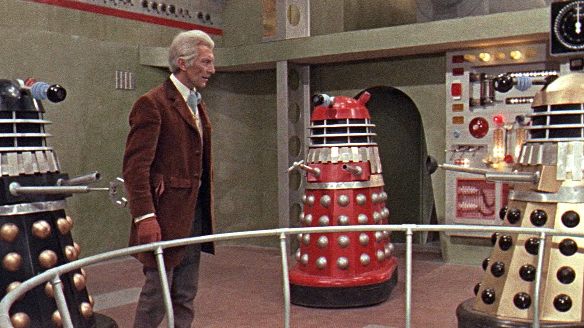 Peter Cushing Doctor Who Daleks Wallpaper