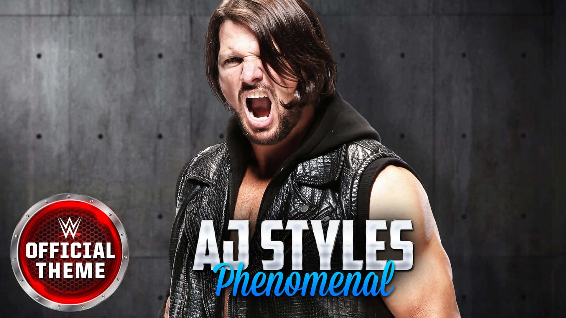 Phenomenal Hair Of AJ Styles Wallpaper