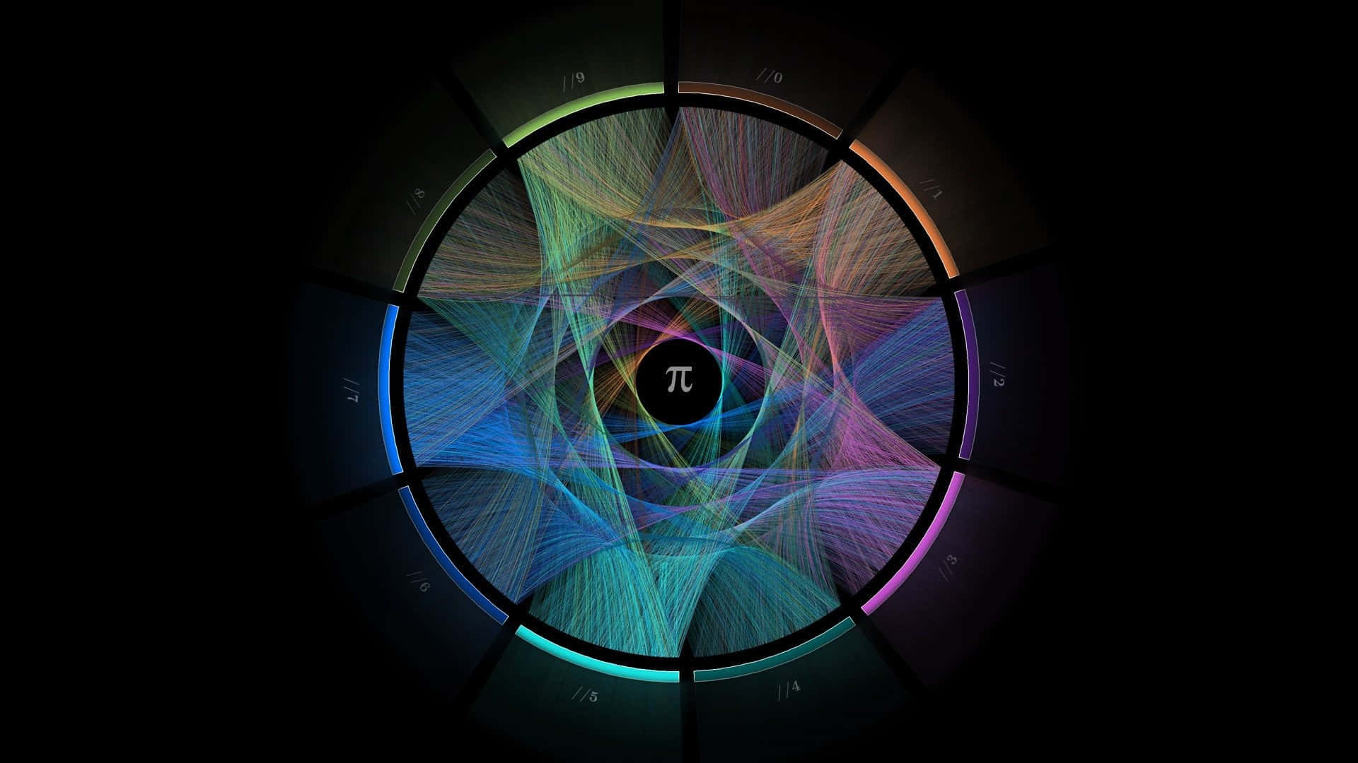 Physics Pi Colorful Wallpaper