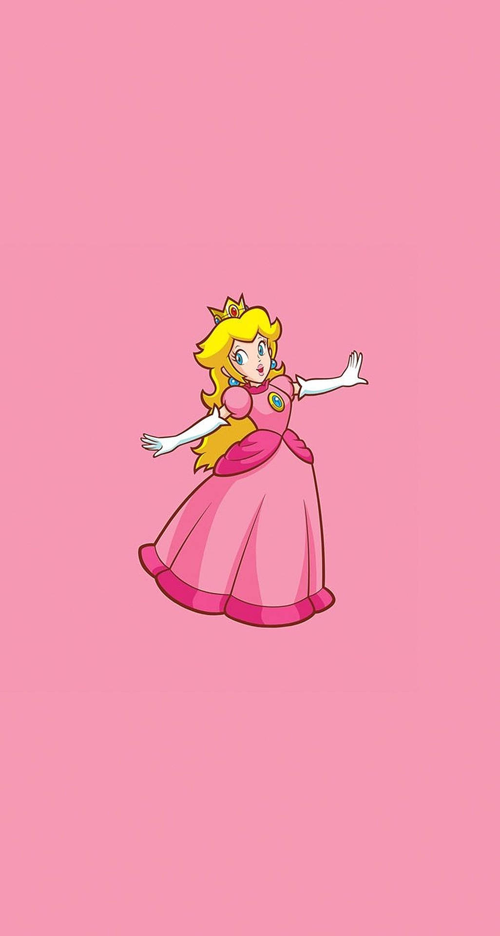 Pink Princess Nintendo Character Wallpaper
