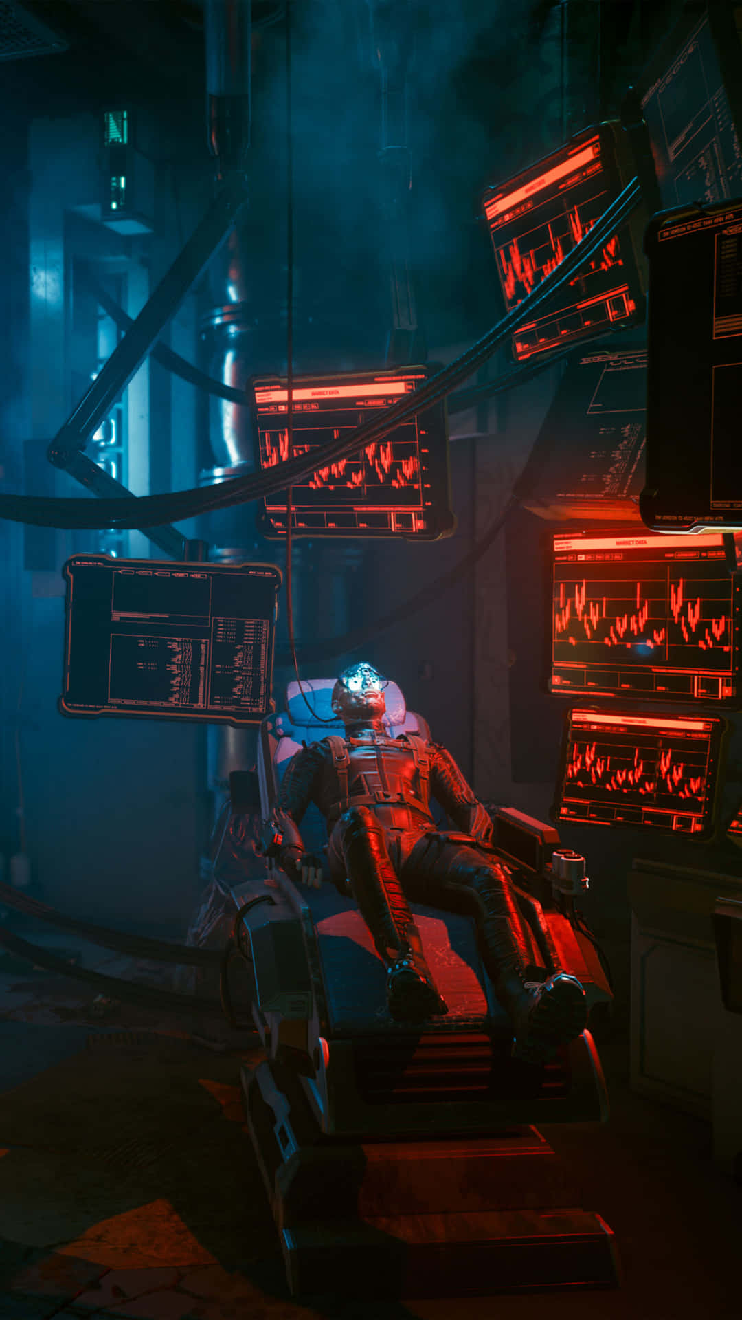 Pixel 3 Cyborg Cyberpunk 2077 Background