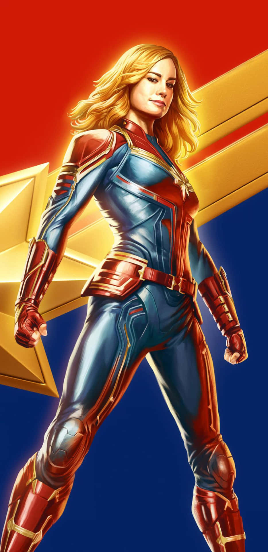 Pixel 3xl Captain Marvel Background Smiling Carol