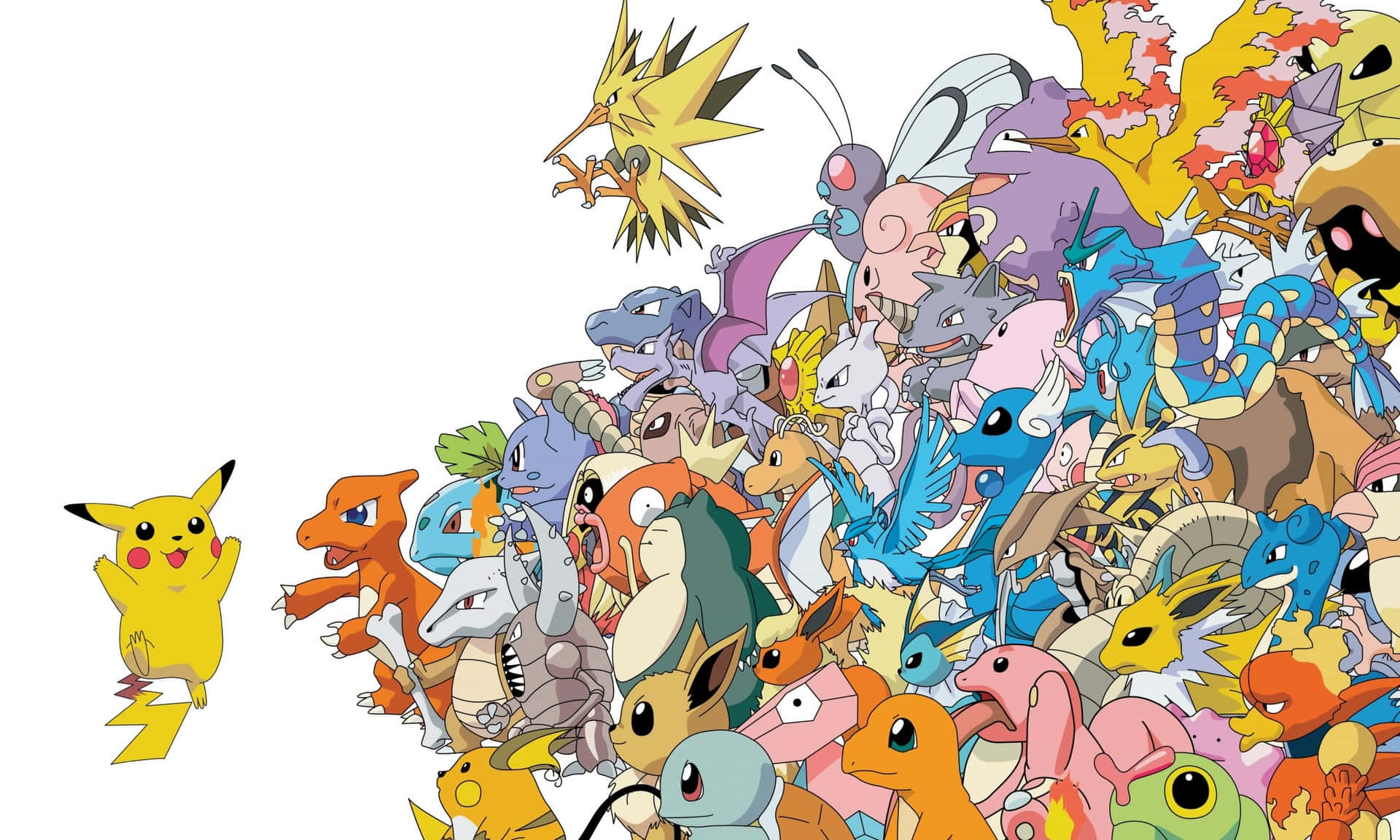 Nostalgic First Generation Pokemon Background