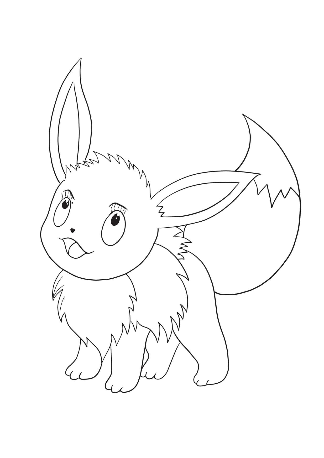 Unleash your inner creative by coloring this Pikachu Pokémon Coloring page!