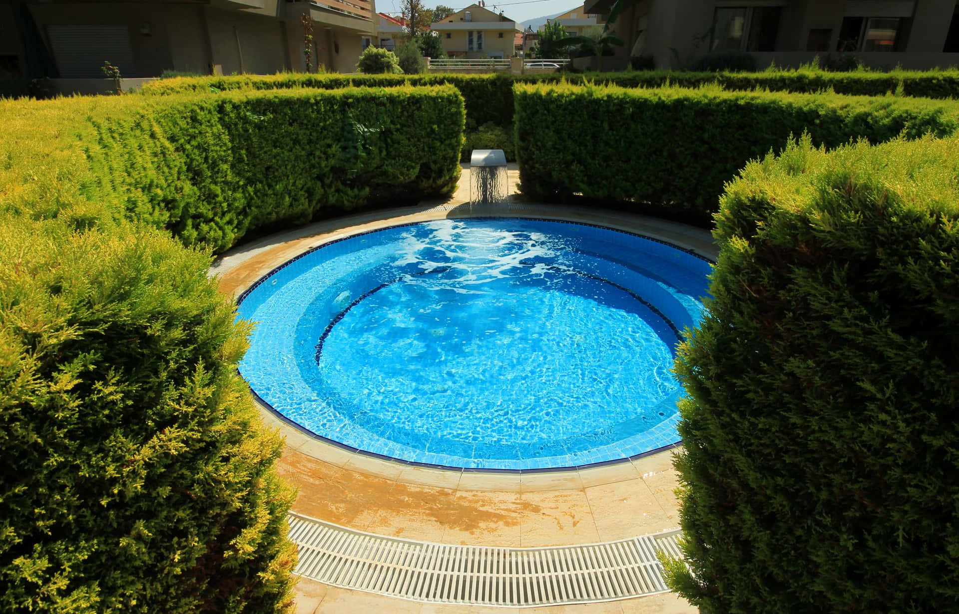 Elegant Backyard Pool Oasis