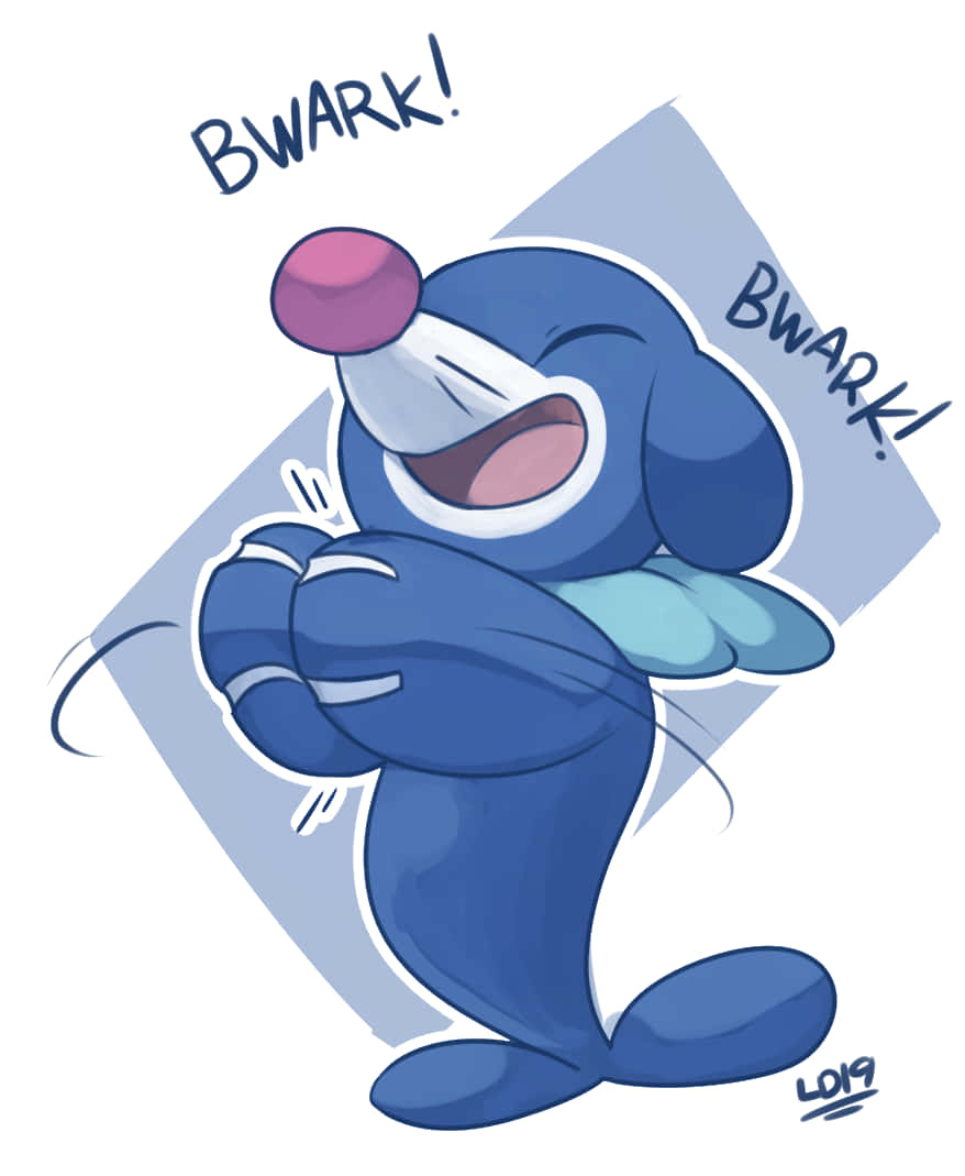 Popplio Clapping And Barking Wallpaper
