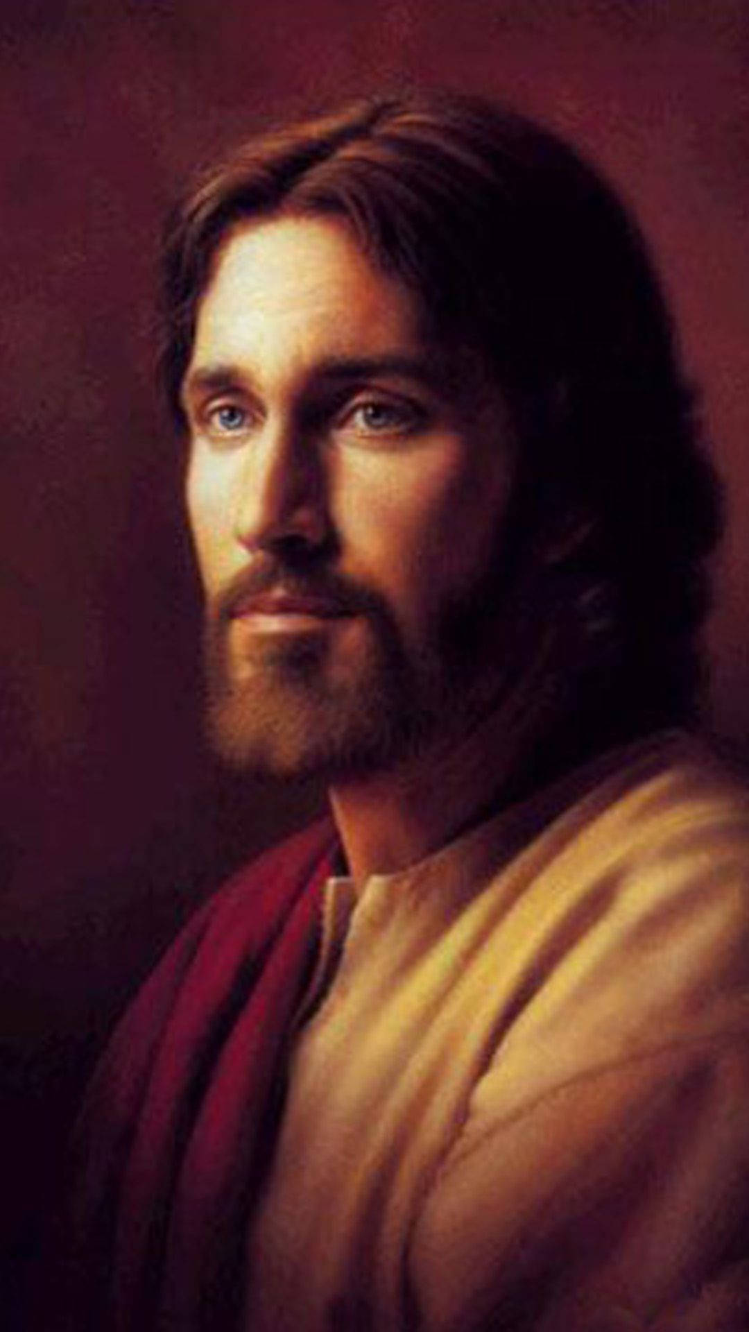 Portrait Jesus Aesthetic Wallpaper