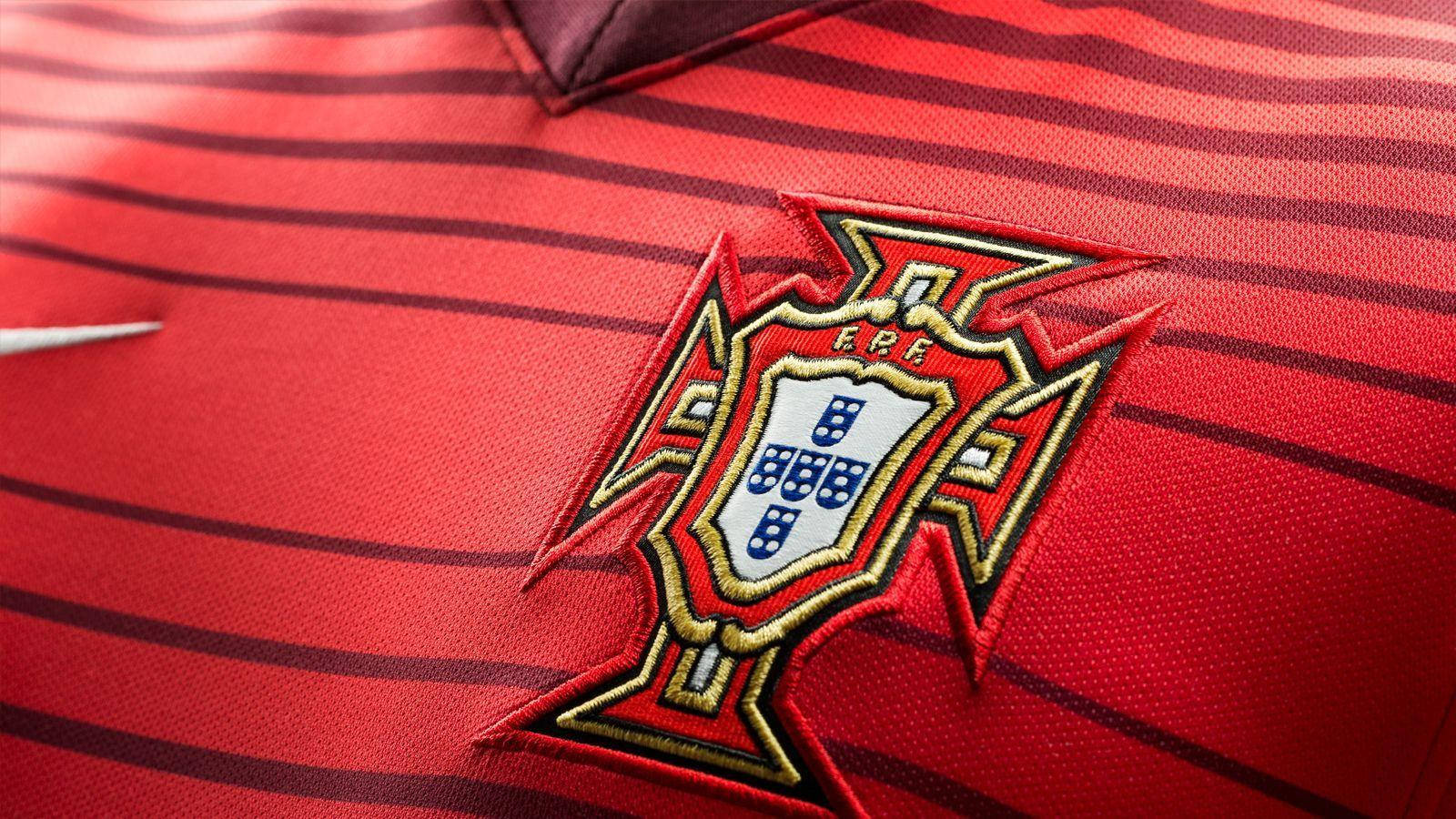 Portugal National Football Team Logo On Shirt Wallpaper