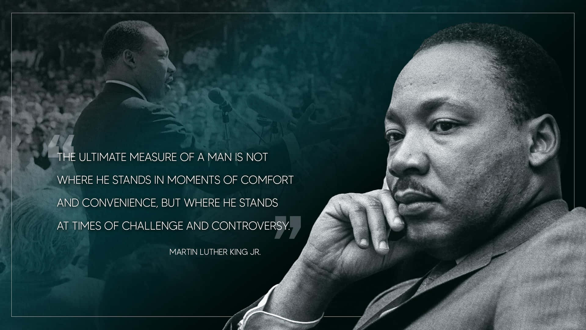 Poster Of Martin Luther King Wallpaper
