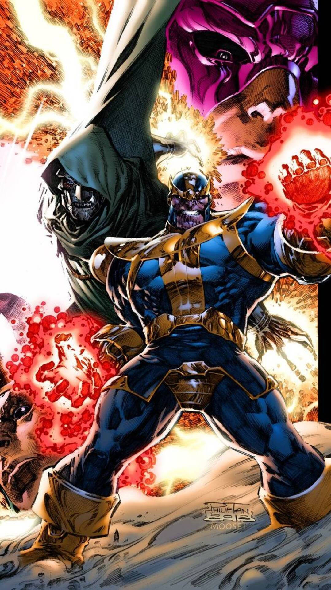 Prominent Marvel Villains Wallpaper