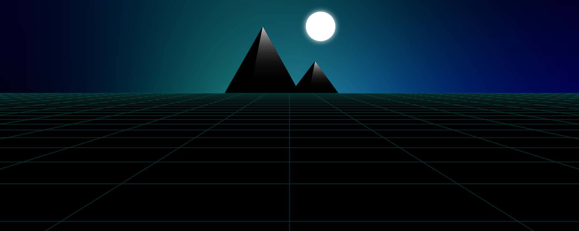 Pyramid Of The Moon Landscape Wallpaper