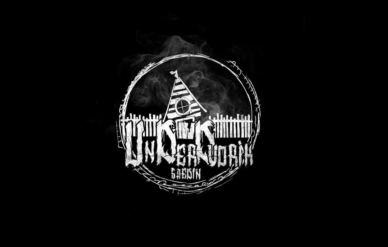 Black UnderDvorik Rap Background Logo