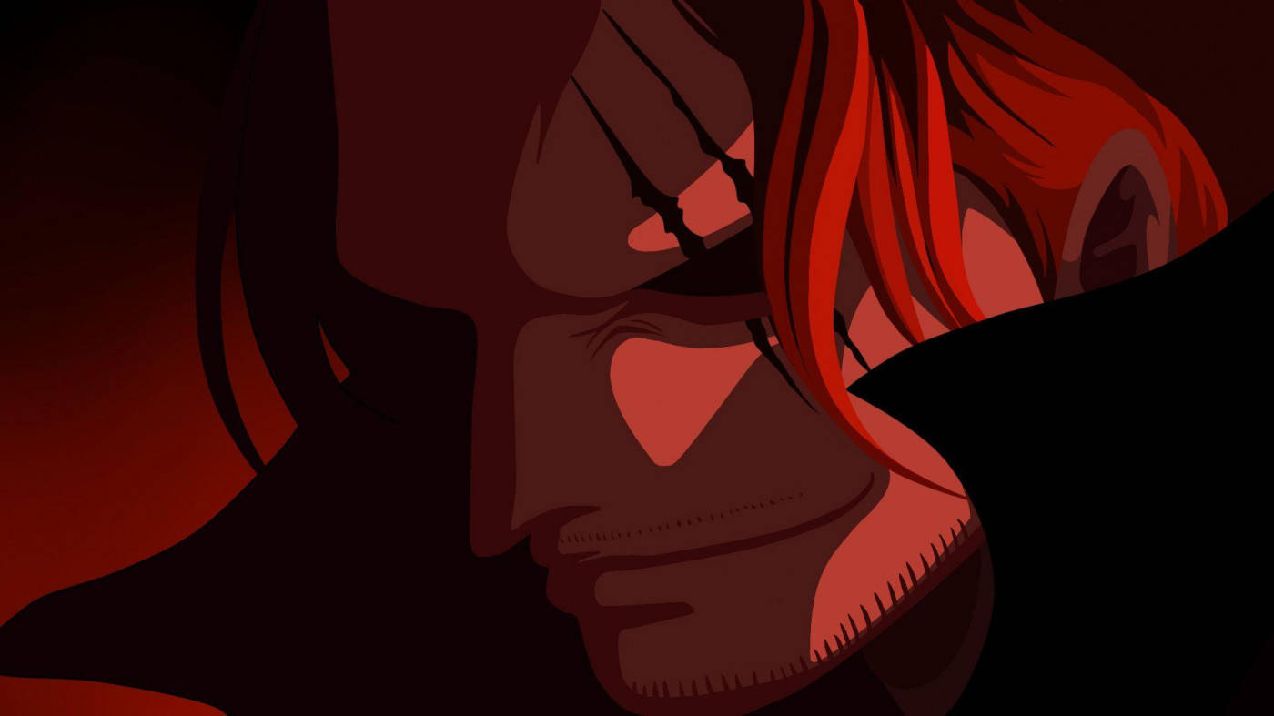 Red Color Filter Shanks One Piece Wallpaper