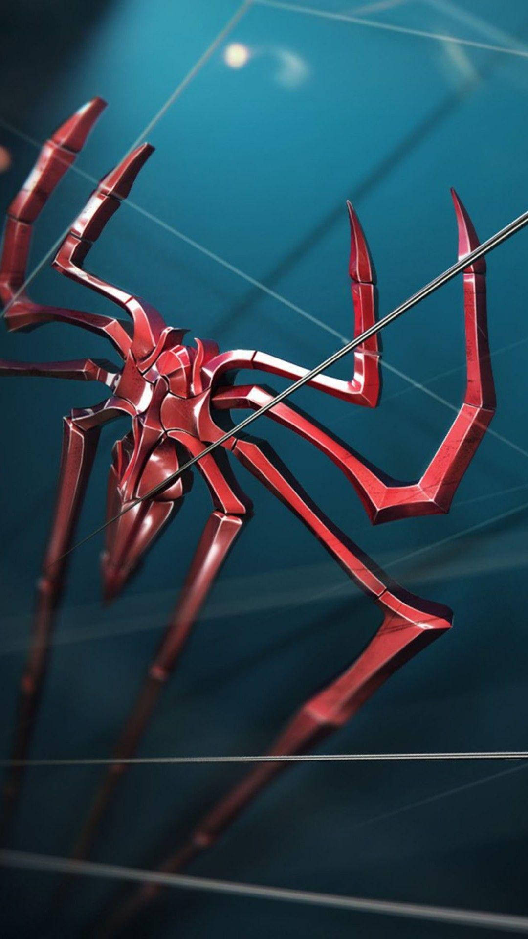 Red Spider-Man Logo New Phone Wallpaper