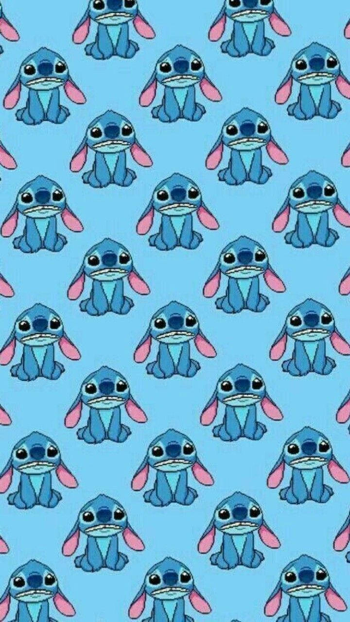 Sad Stitch - A lonely moment of contemplation Wallpaper