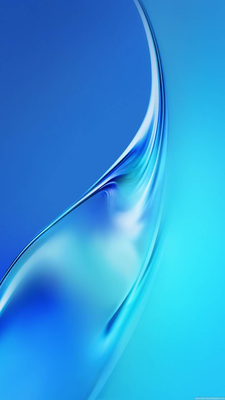 Samsung Galaxy J7 Blue Liquid-like Pattern Wallpaper