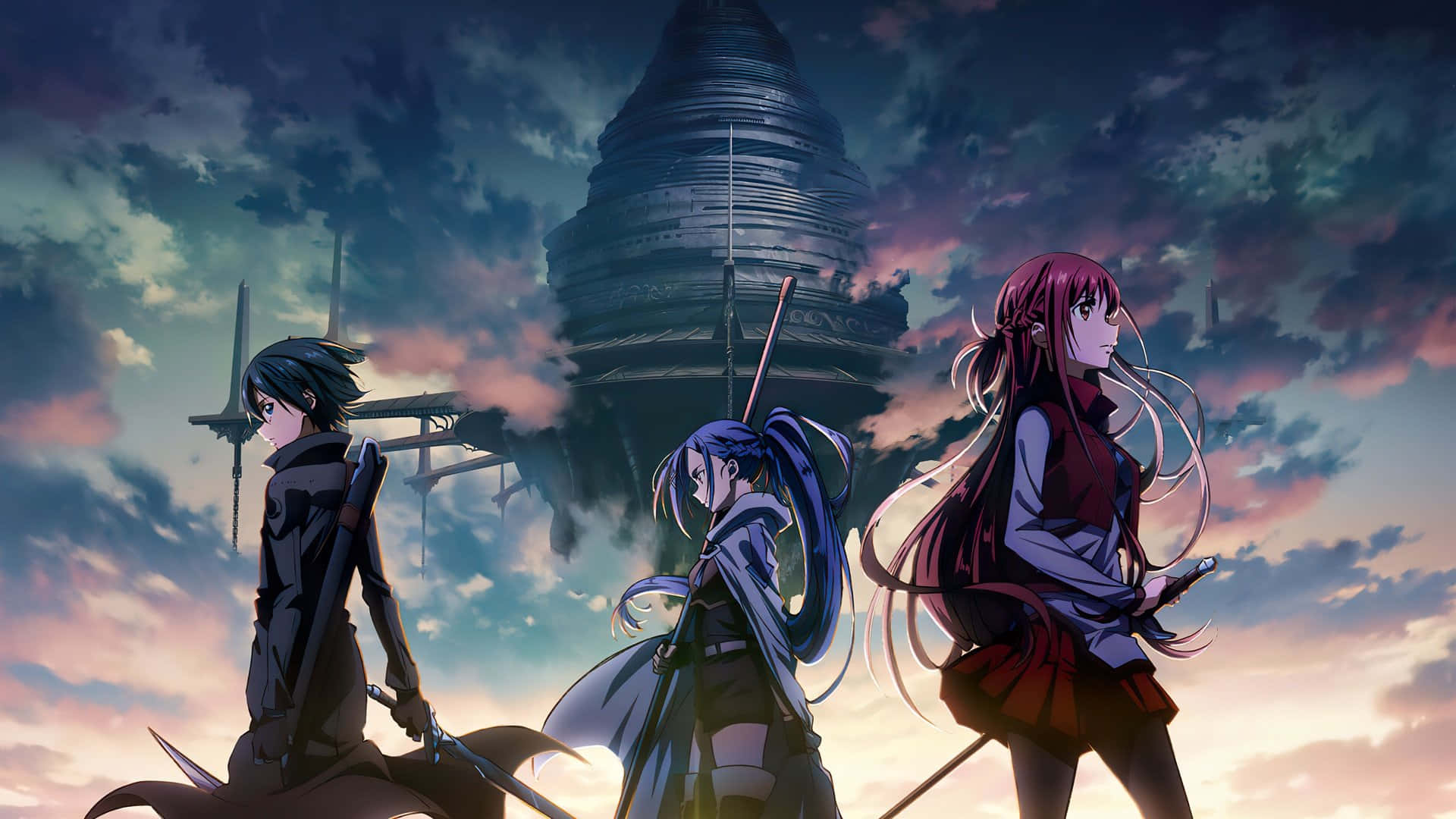 Kirito and Asuna, protagonists of Sword Art Online