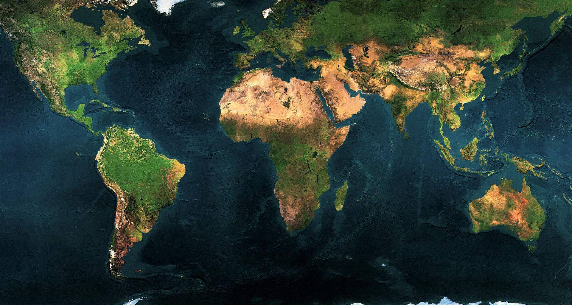 A Satellite View of our World Wallpaper