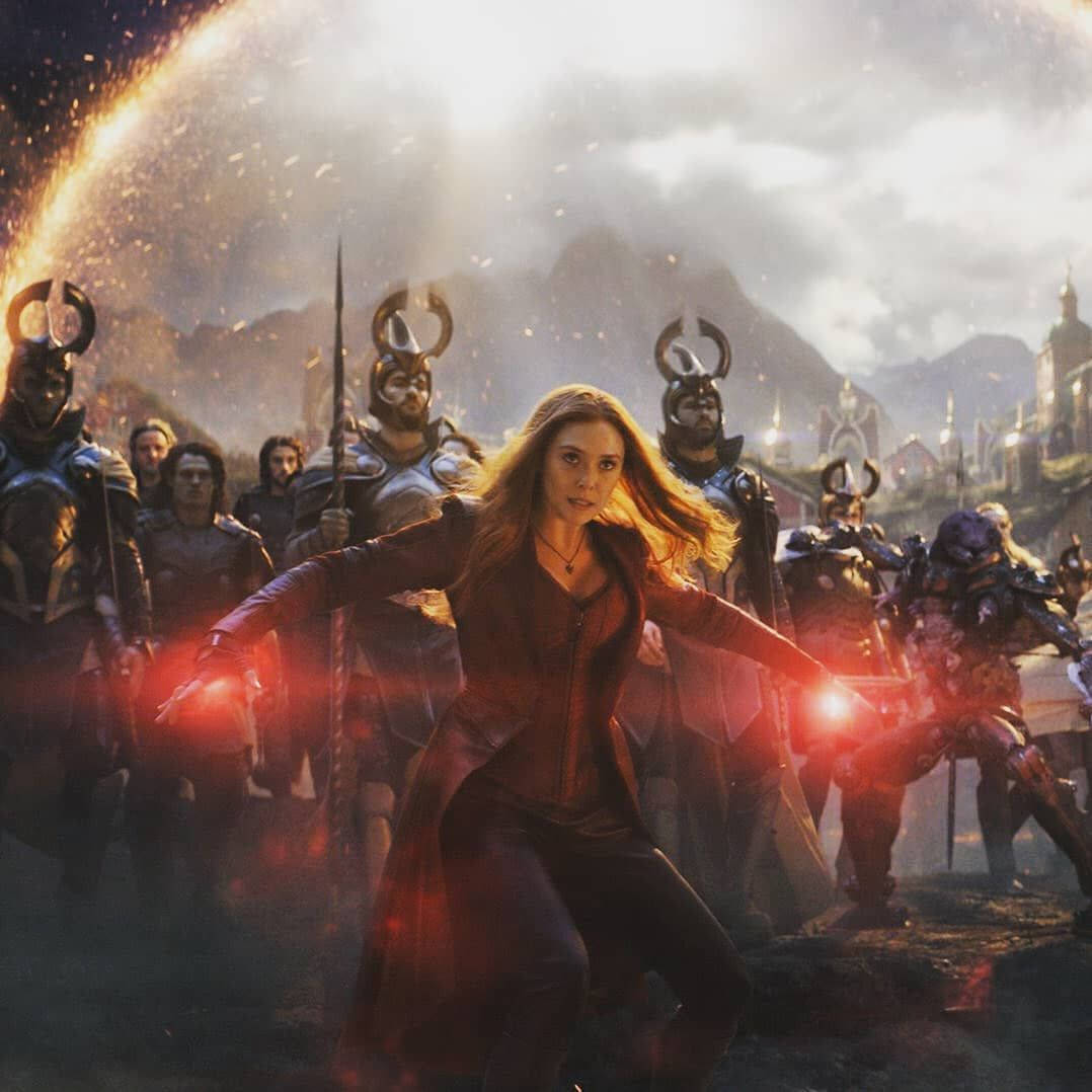 "The Scarlet Witch in Wandavision" Wallpaper