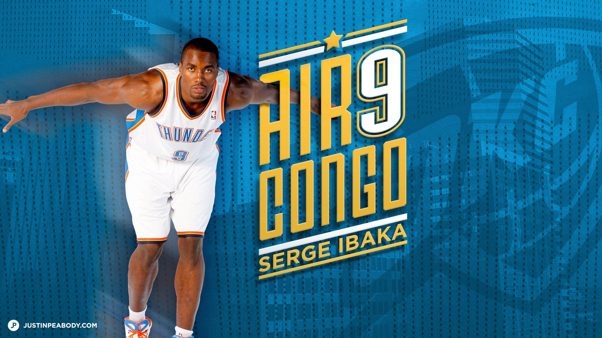 Serge Ibaka Air Congo Poster Wallpaper
