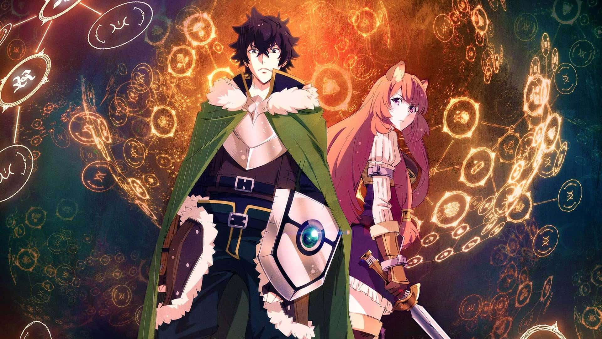 Striking a pose with the ultimate shield hero