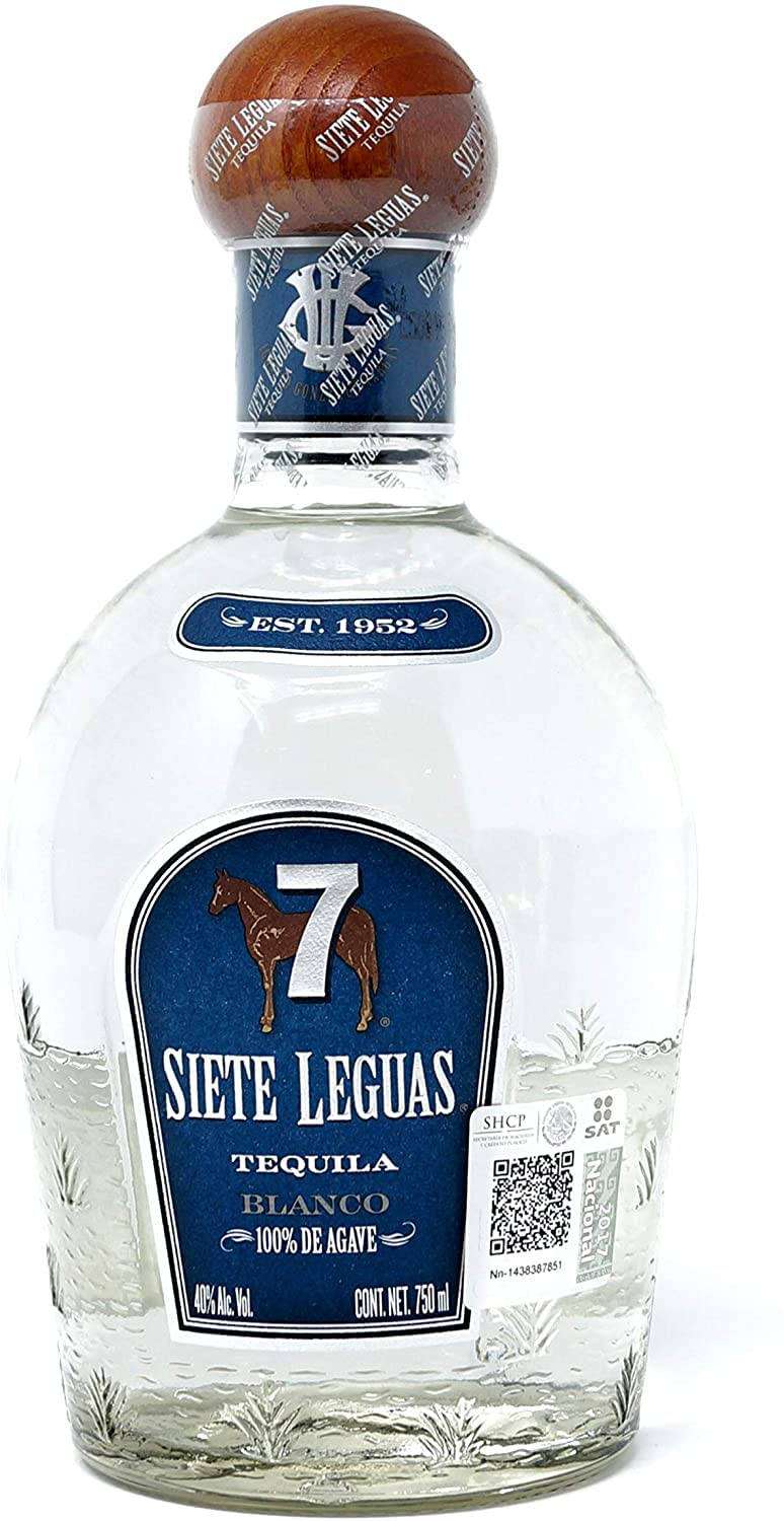 Siete Leguas Blanco Tequila Iconic Bottle Design Wallpaper