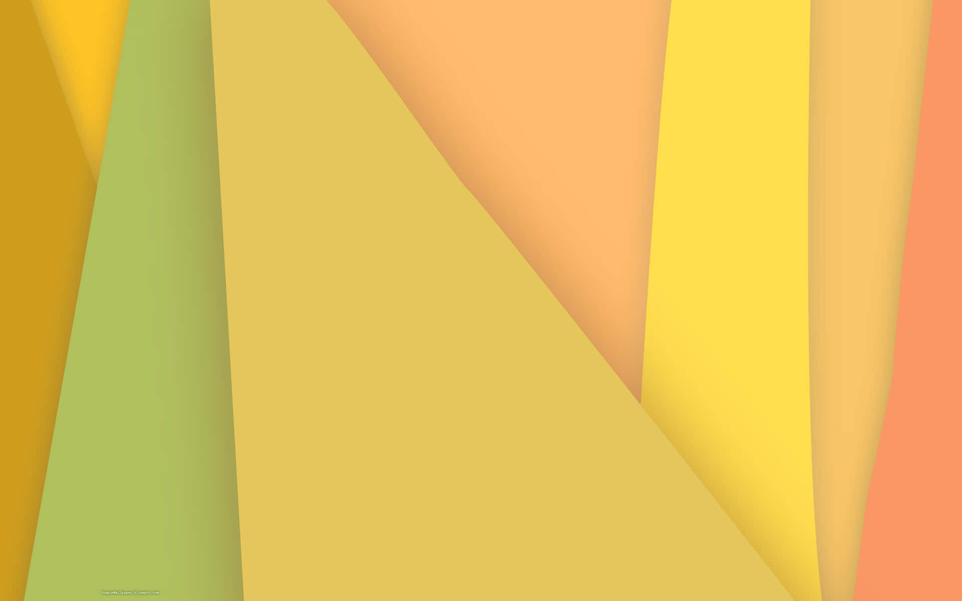 a colorful paper background with a yellow, orange, and green color