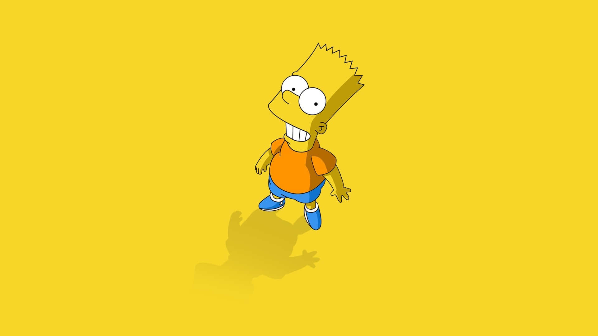 Bart Simpson and his friends having fun in the popular show, The Simpsons