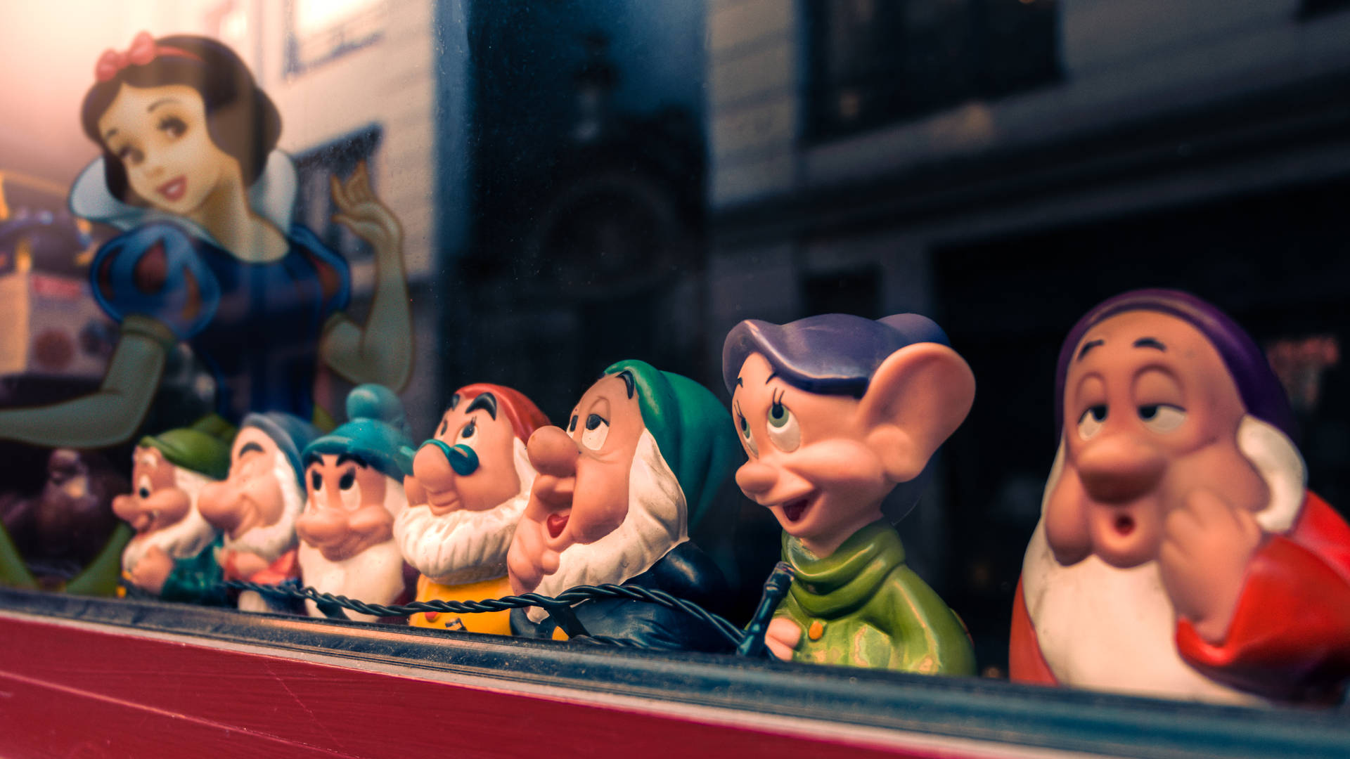 Snow White And The Seven Dwarfs In 3D Wallpaper