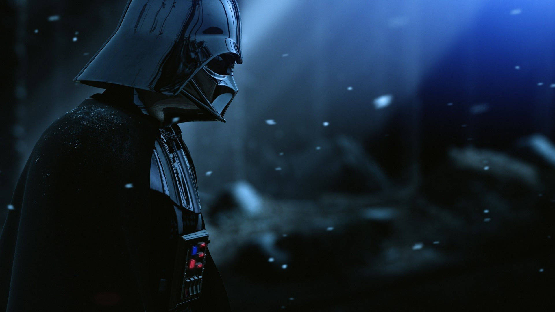 "Powerful Sith Lord Darth Vader stands ready to rule the galaxy" Wallpaper