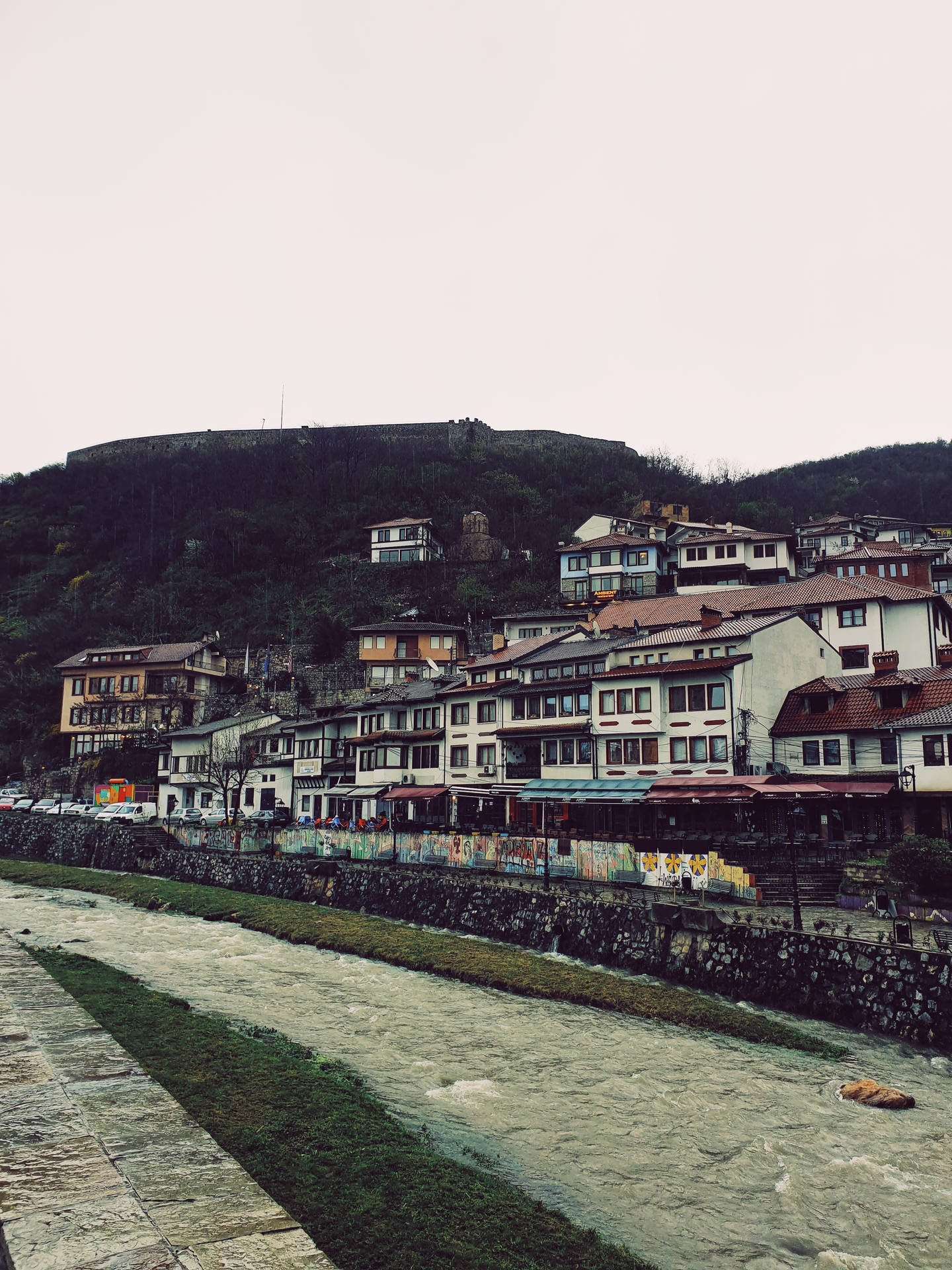 Street And Houses In Kosovo Wallpaper