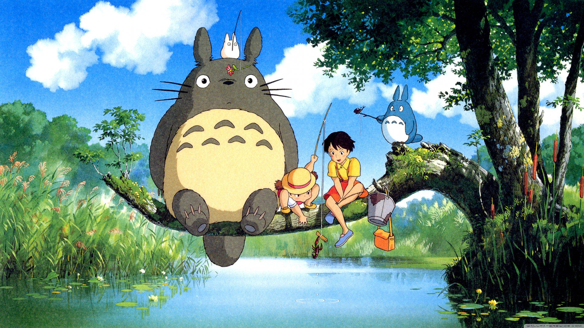 "My Neighbor Totoro" - One of Studio Ghibli's Classic Films Wallpaper