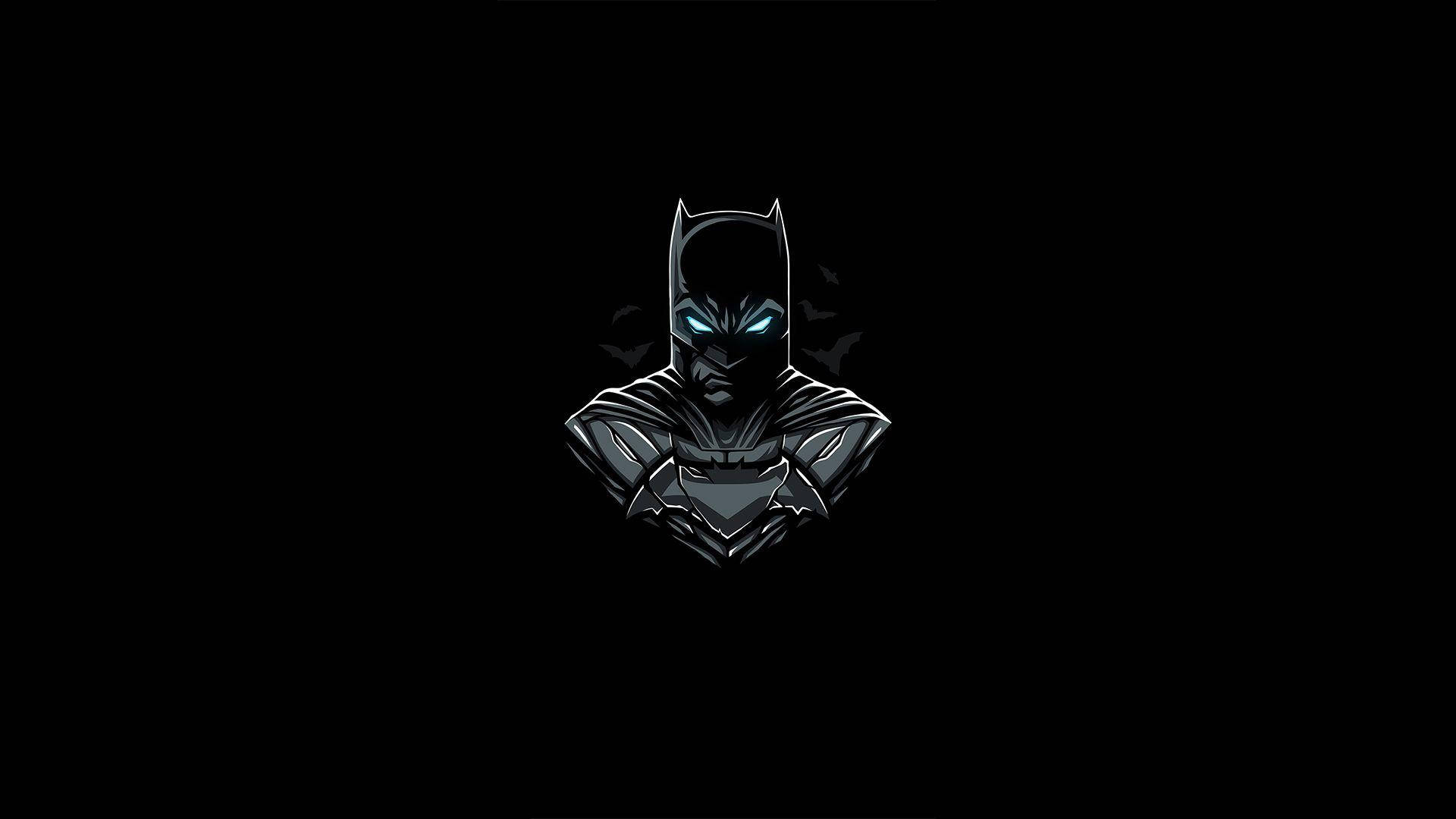 Super Amoled Batman Bust Wallpaper