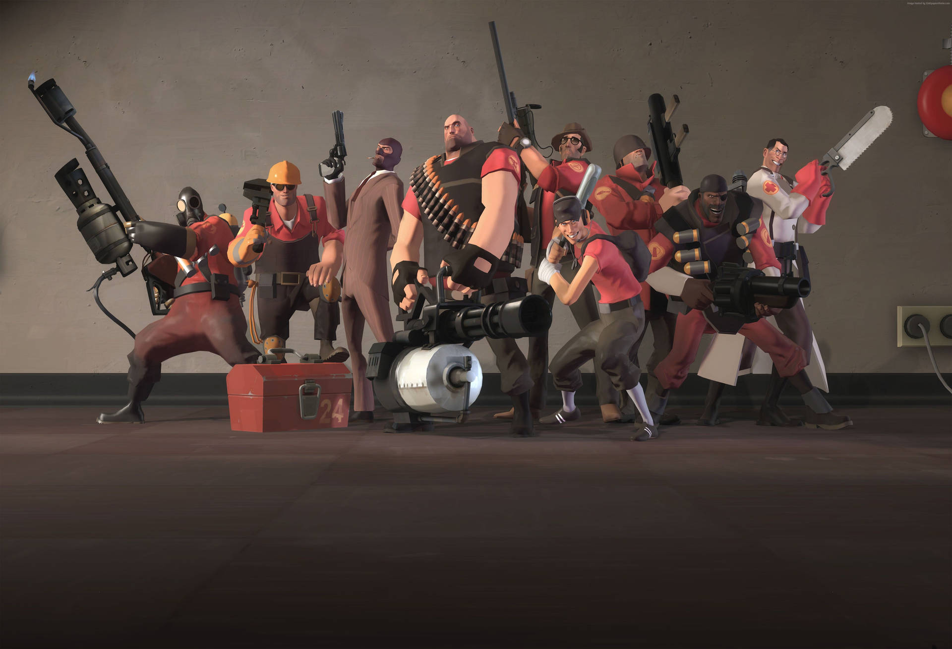 TF2 Official Game Poster Wallpaper