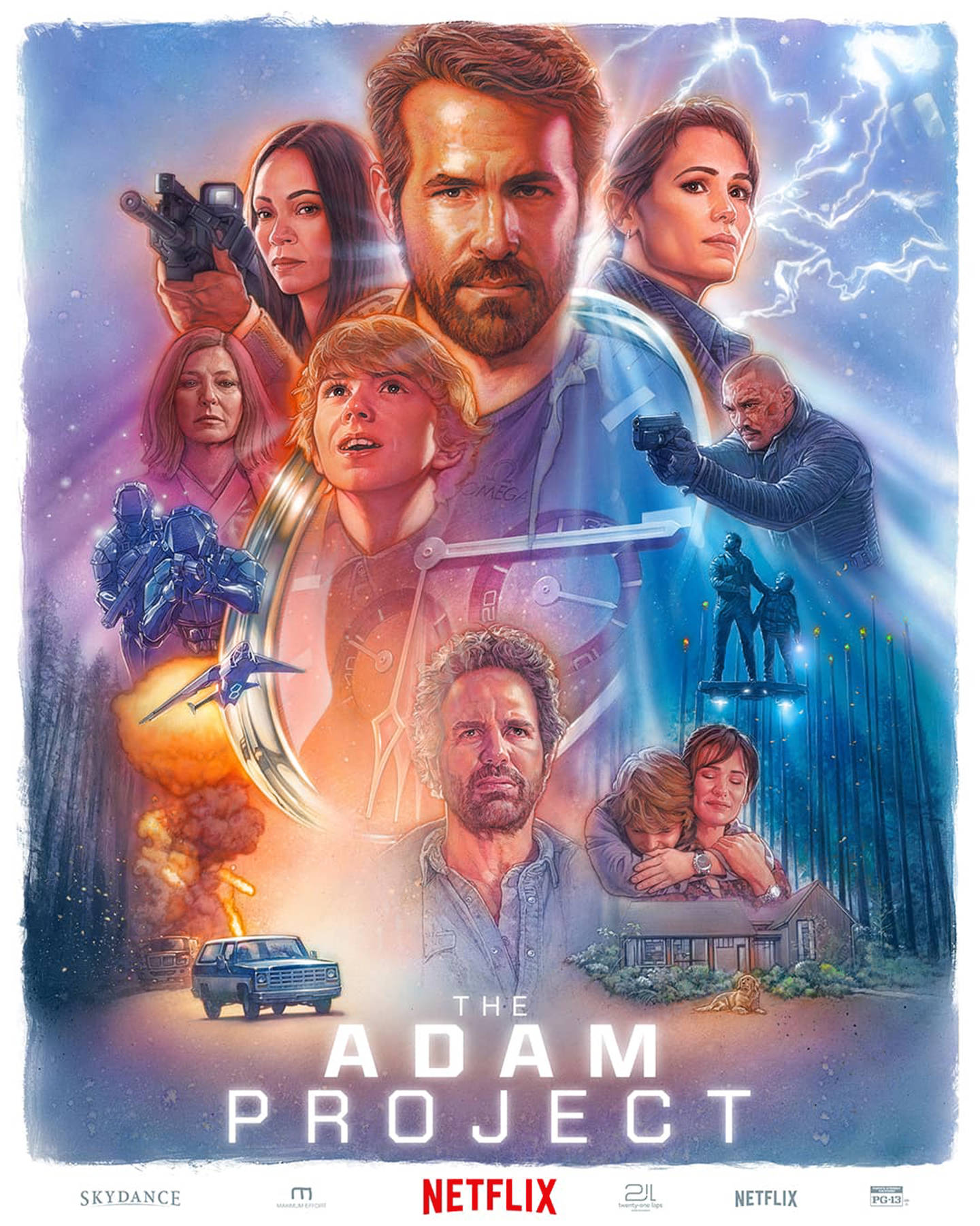 The Adam Project Artwork Wallpaper