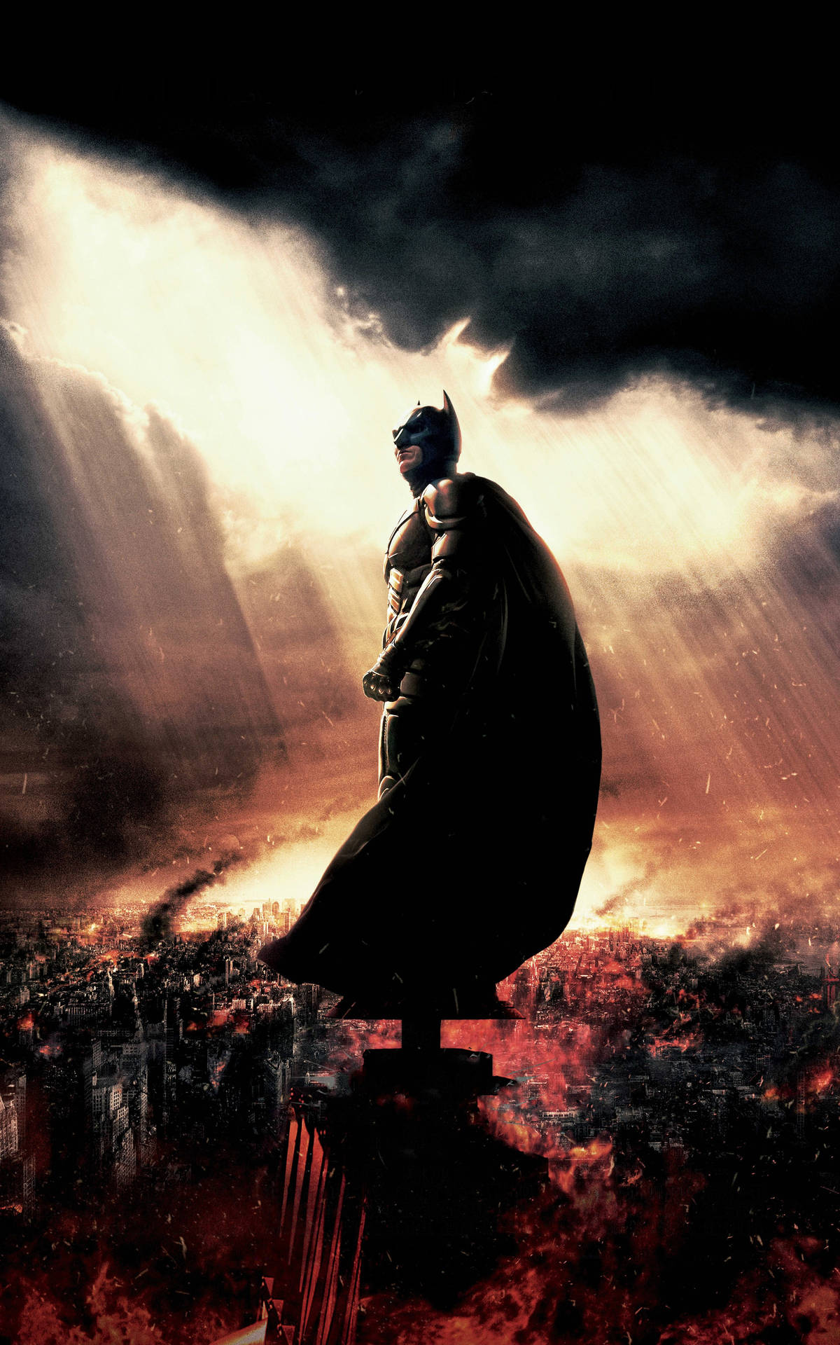 Christian Bale as Batman in The Dark Knight Wallpaper