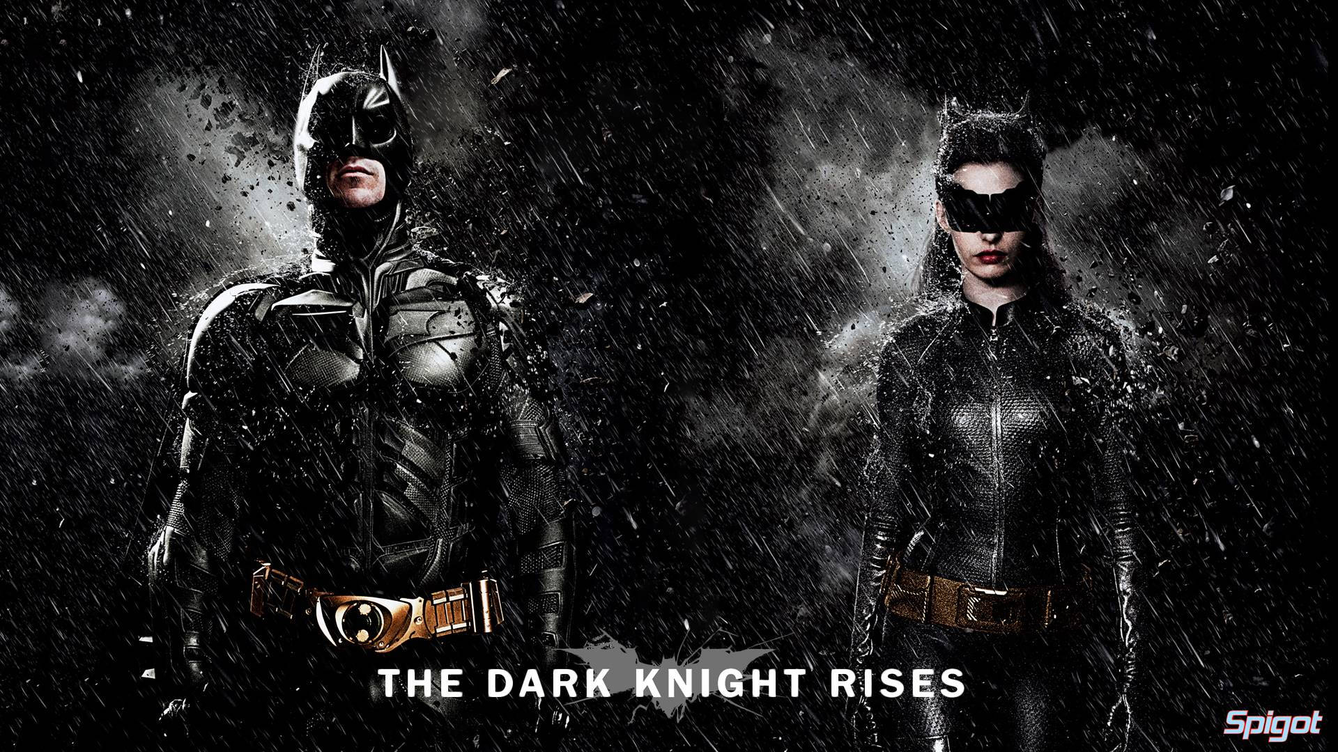 Batman and Catwoman Save Gotham Wallpaper