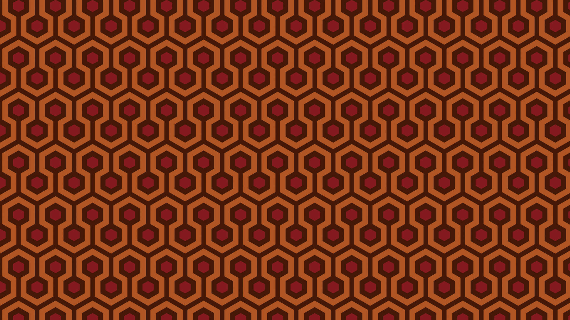 The Iconic Carpet Pattern from The Shining Movie Wallpaper