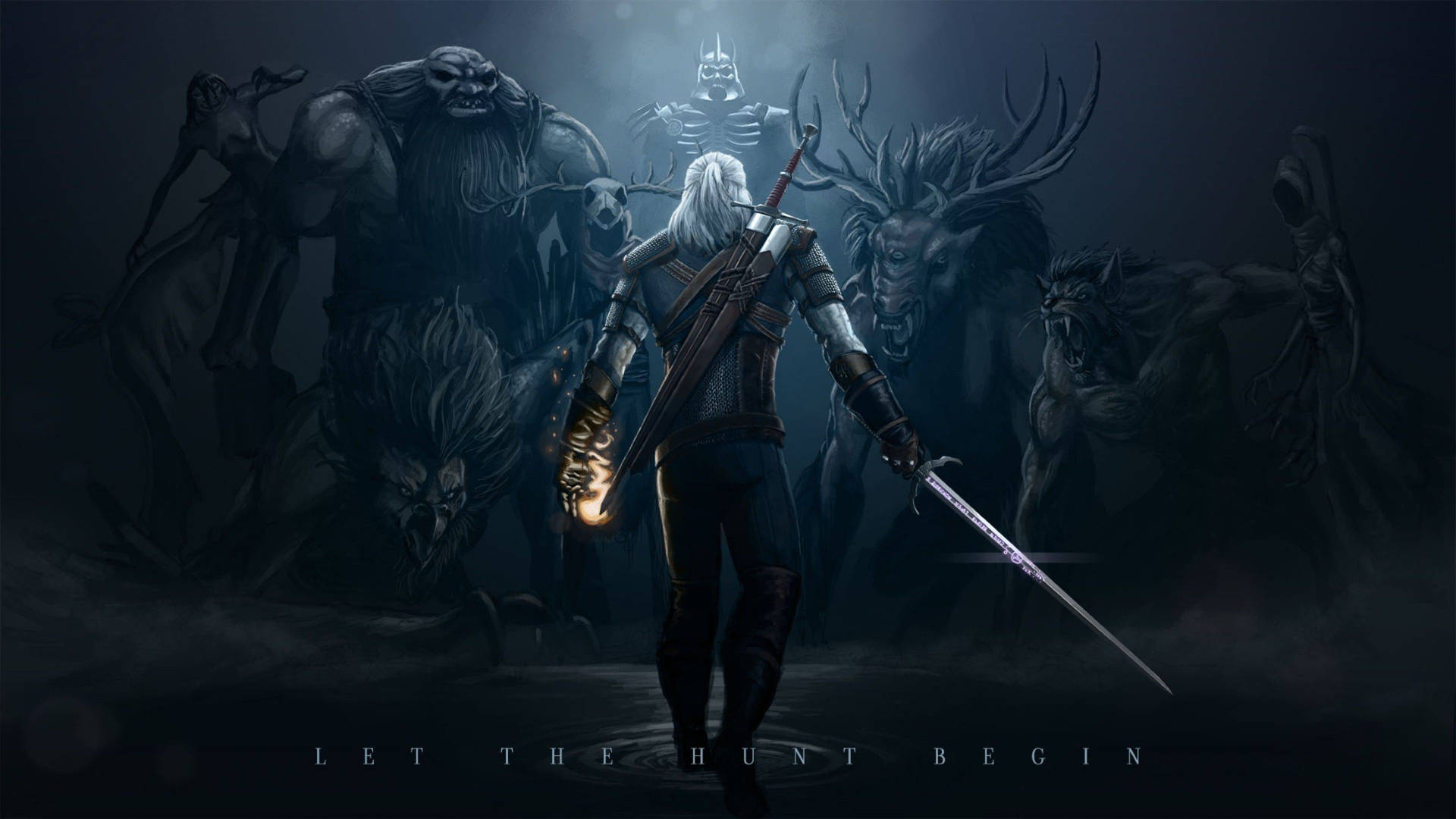 Embark on an Epic Journey with Geralt of Rivia Wallpaper