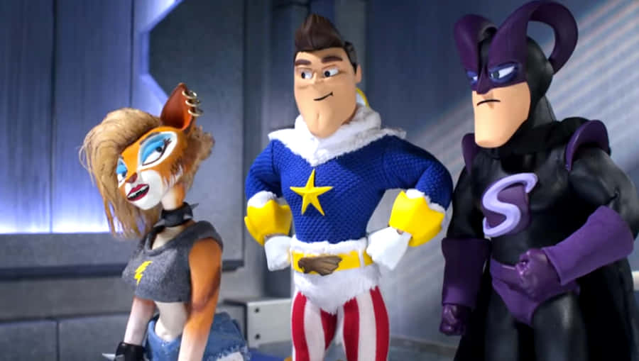 Three Heroes Of Supermansion Wallpaper