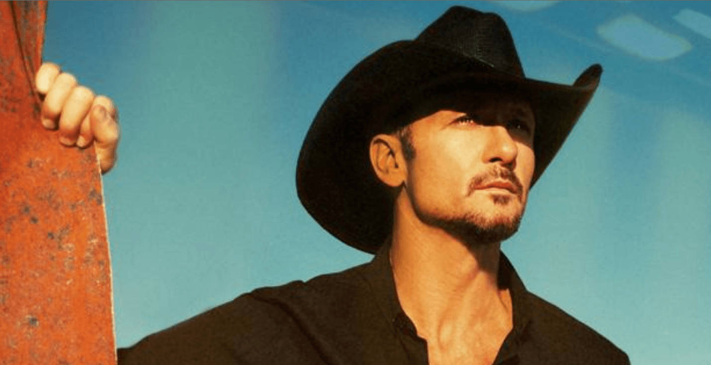 Tim Mcgraw With Blue Sky Background Wallpaper
