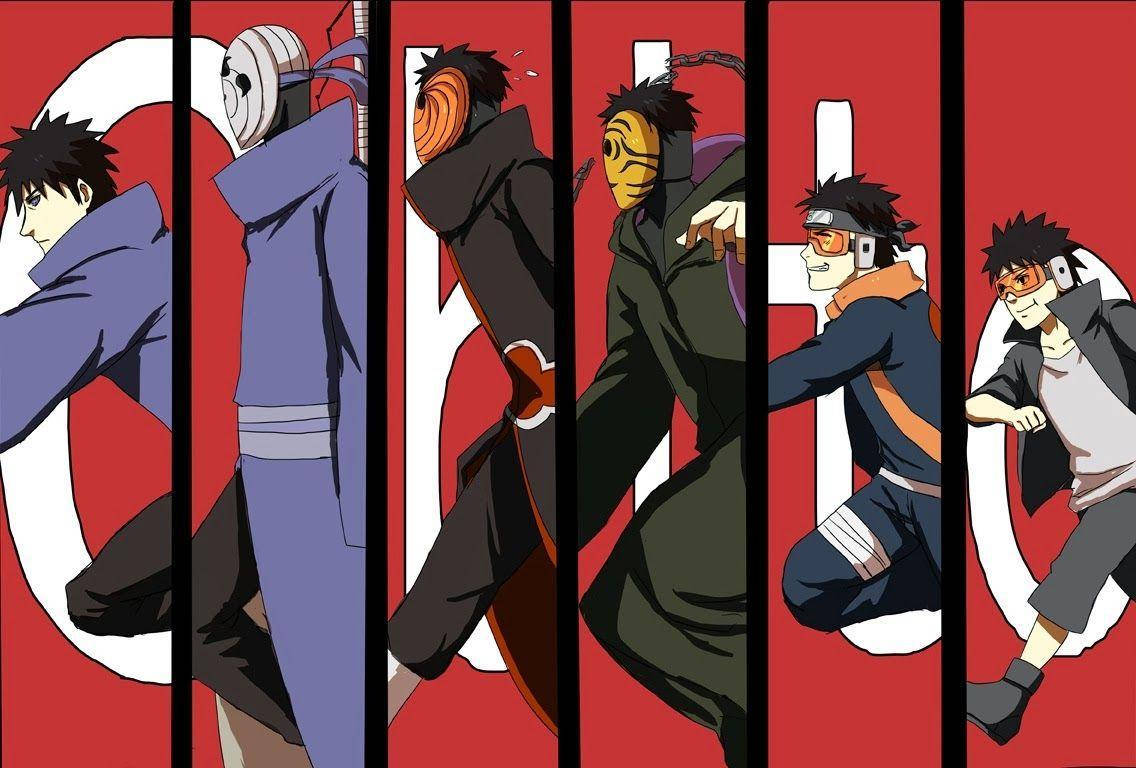 Tobi Naruto Obito Throughout The Years Wallpaper