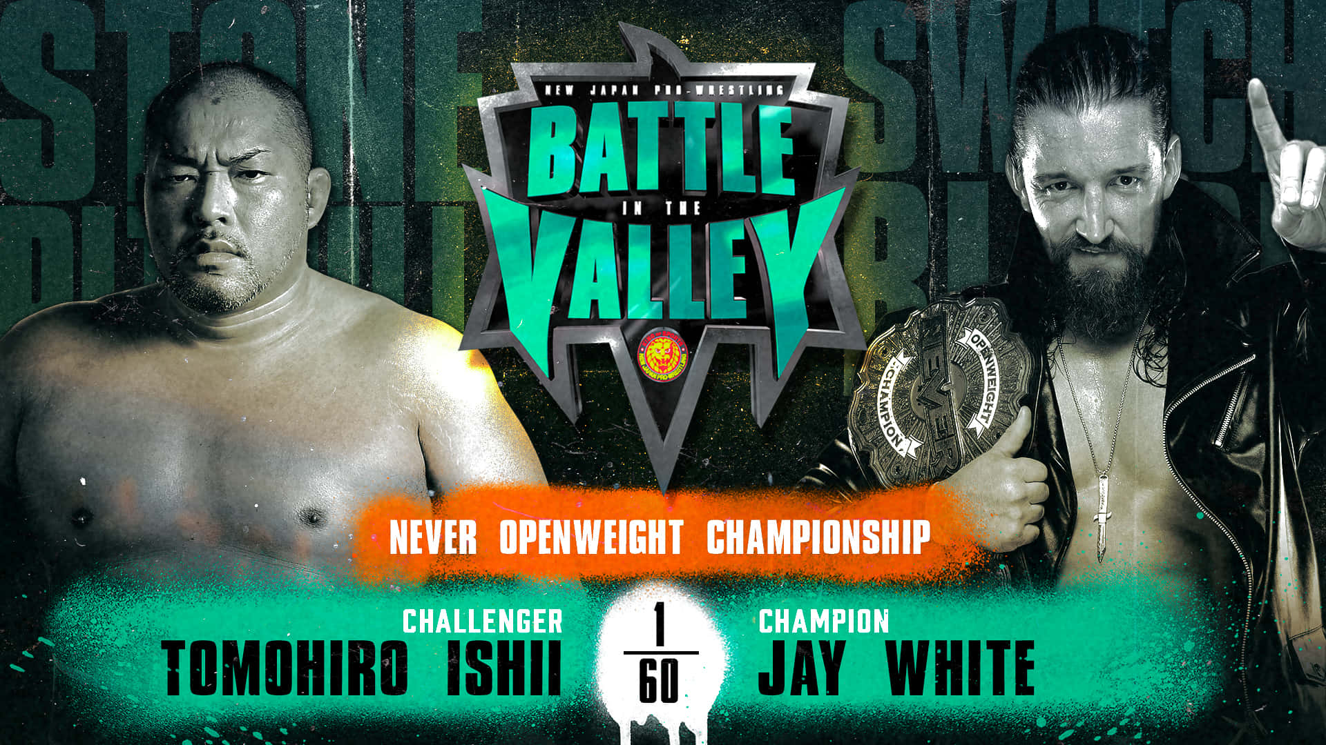 Tomohiro Ishii And Jay White Battle In The Valley Wallpaper